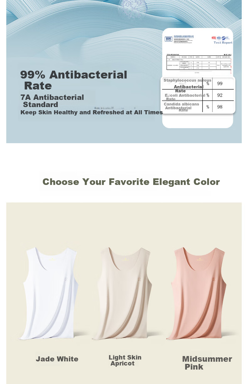 MONTAGUT Seamless Modal Tank Top for Women, Thin Undershirt Camisole Undershirt Vest Undershirt Sports Bra Sweatshirt for Autumn Home Wear 14