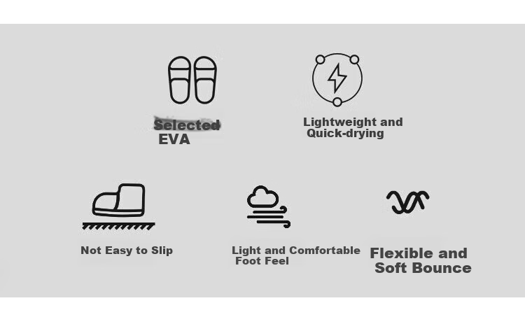 GUOLUOFEI Summer Home Slippers, Indoor Non-Slip Shower EVA Casual Outdoor Shoes for Men And Women, Wearable Outside, Navy Blue, Size 40-41 2