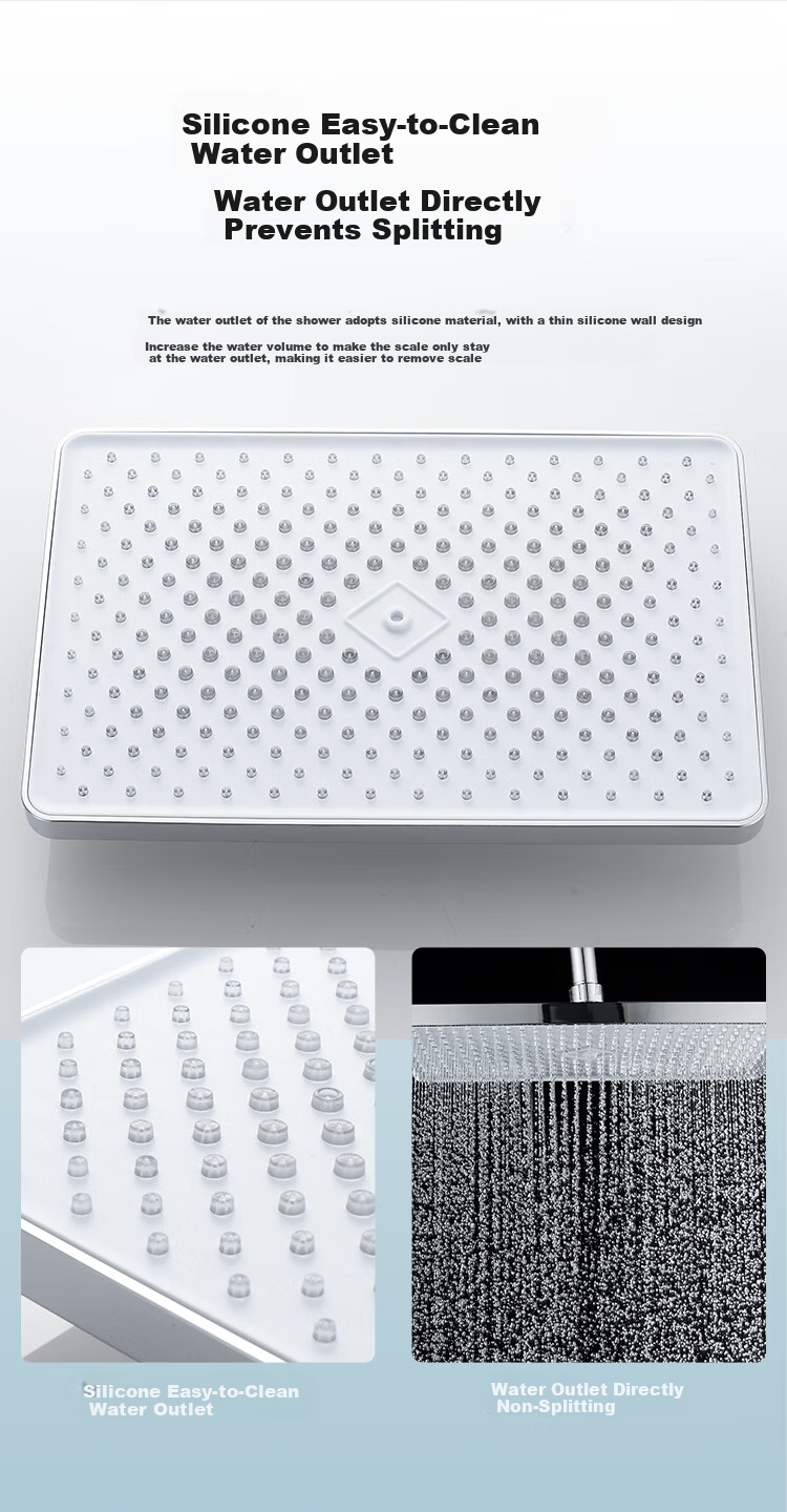 MEJUE Shower Head, Top Spray Shower Head, High-Pressure Shower Head, Single-Head Shower Head Z-05366 7