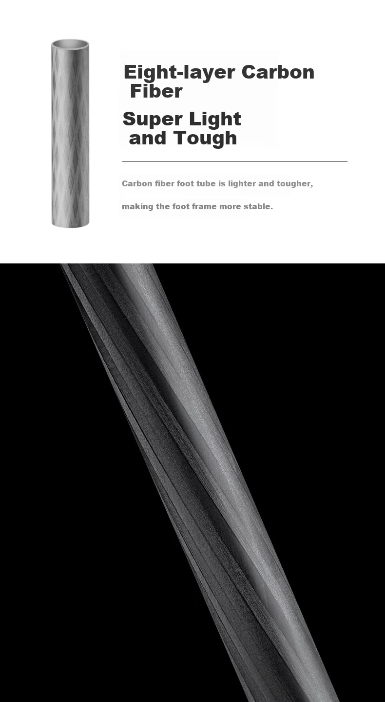 Zhuoer Carbon Fiber Tripod for DSLR Cameras, Portable Travel Professional Photography Panoramic Ball Head Tripod, Ultra-Light Live Streaming Vlog Video Monopod 6
