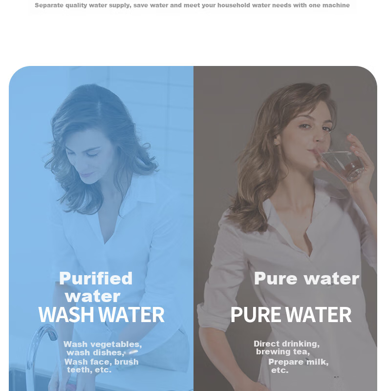 DEKEXI German Water Purifier, RO Reverse Osmosis Drinking Machine, Stainless Steel Filter, Under-Sink Household Direct Drinking Pure Water System 15