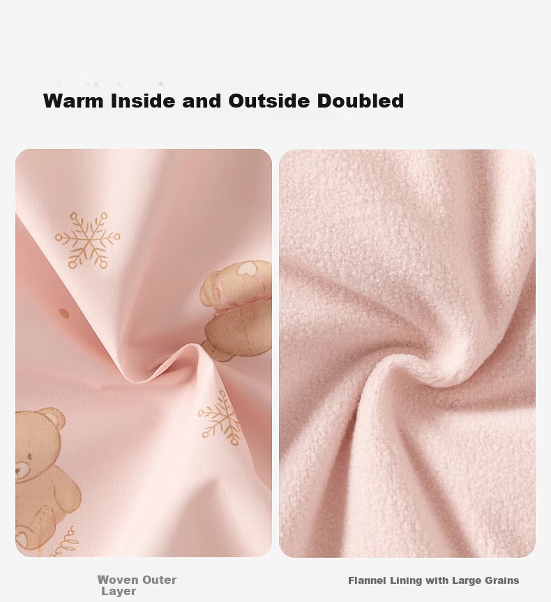 DAVE & BELLA Girls' Waterproof Thickened Cotton Padded Winter Jacket Kids Warm Coat Baby Cotton Coat 5