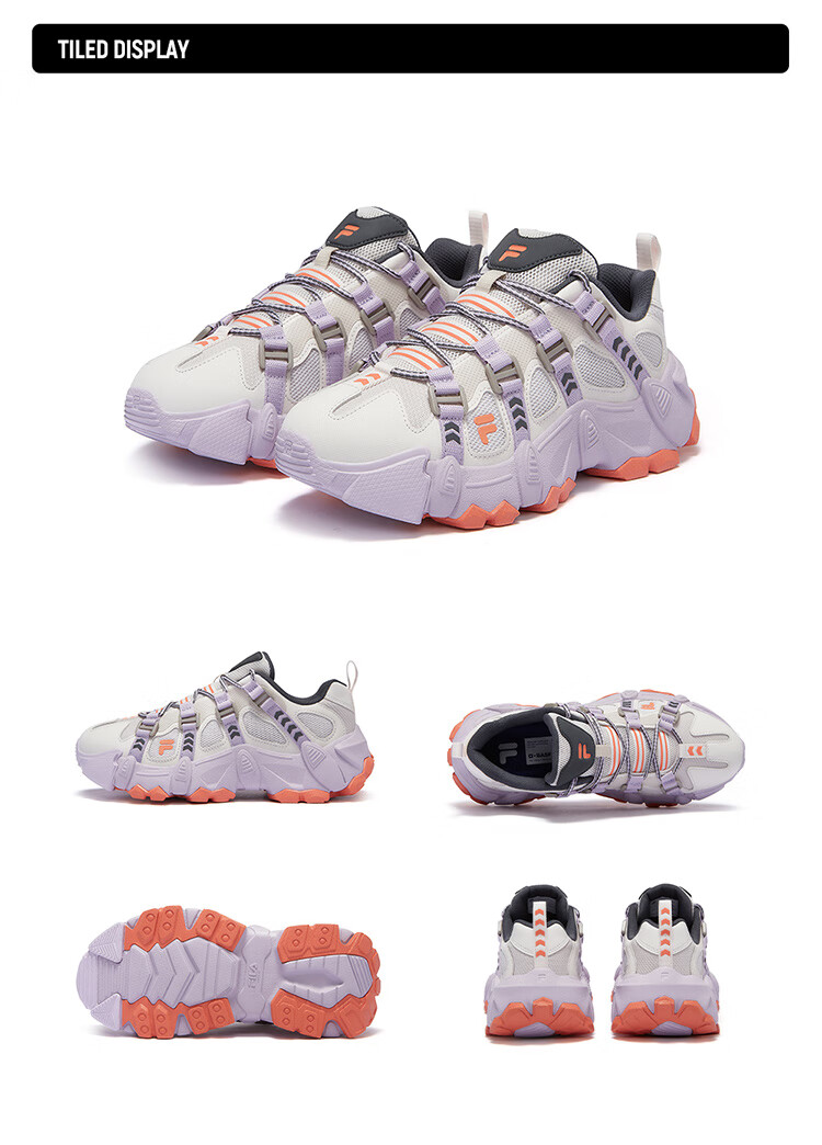 FILA FUSION Women's EXOCET Mountain Outdoor Casual Sneakers Spring Versatile 6