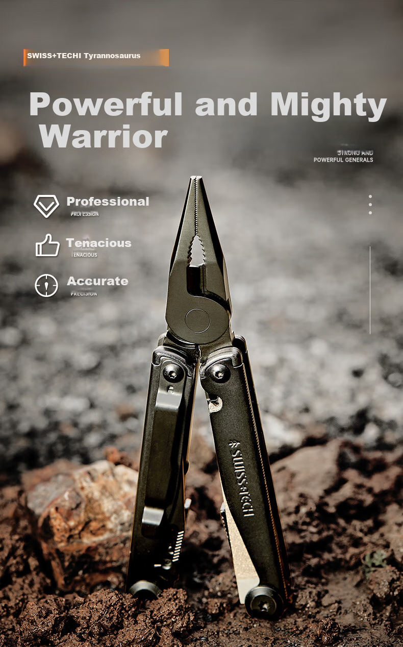 SHEFFIELD Swiss Technology Outdoor Multi-Functional Combination Tool Pliers, Folding Scissors, EDC Survival Equipment, Multi-Purpose Tool Pliers 1