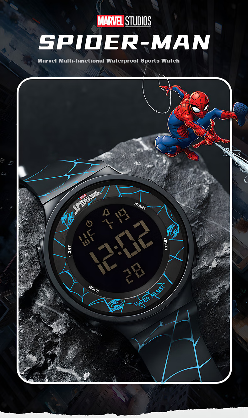 Disney Boys' Watch Student Teen Schoolboy Middle High School Calendar Luminous Waterproof 1
