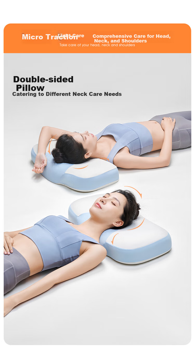 Lafufeier Latex Pillow, Thai Natural Import, Fits Neck Cervical Spine, Massage Granules, Adult Professional Pillow Core 2
