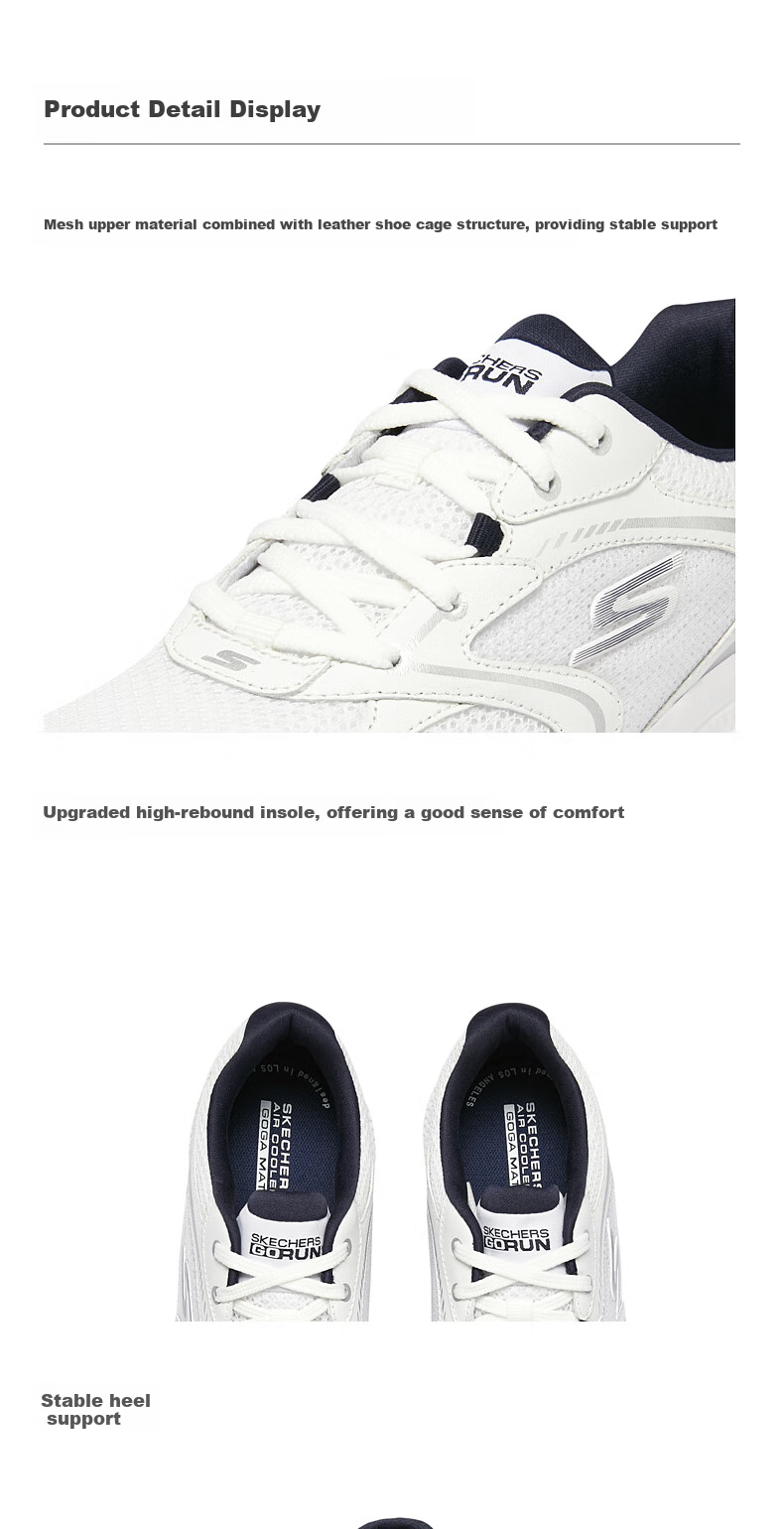 Skechers Twilight Shoes, Women's Running Shoes, Training Shoes, Soft-Soled Shock-Absorbing Sneakers, Casual Walking Shoes, 128280 3