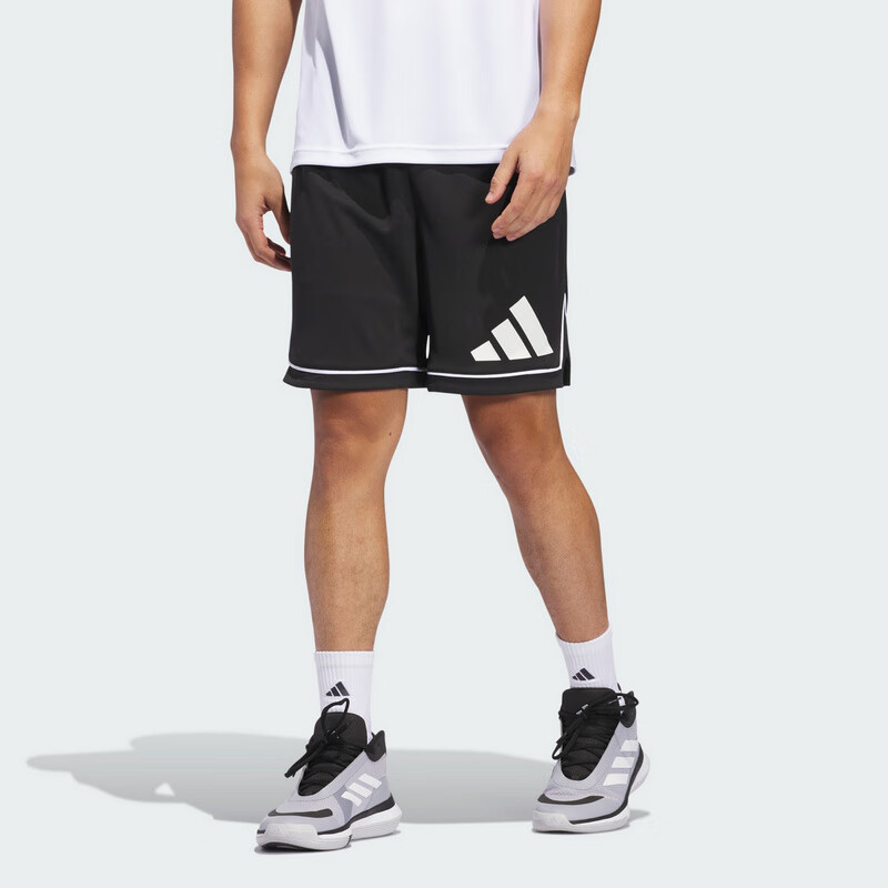 Adidas Men's Basketball Series BOS SHORT Shorts JN4728, Black, M 1