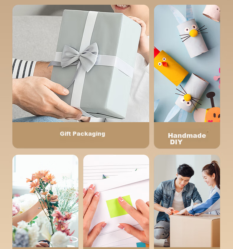 Deli High-Quality Transparent Packing Tape, 24mm*60y*50um, 12 Rolls/tube, Office Supplies, 30133 9