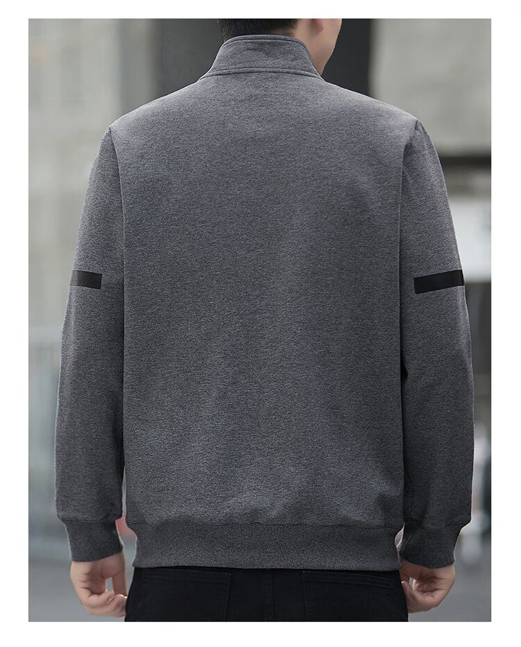 JEEP SPIRIT Men's Jacket for Autumn And Winter, Loose-Fitting Casual Trendy Sports Outerwear for Me 10