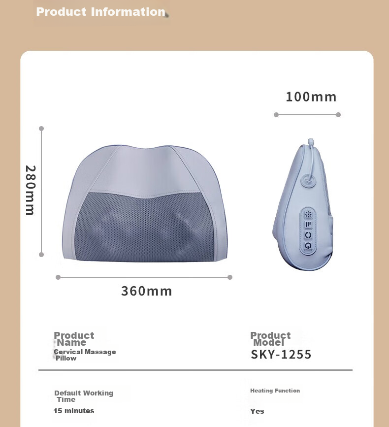WayourCare Neck Massager Pillow for Cervical Spine, Shoulder, Back And Whole Body Heat Therapy Pad Gift Box for Girlfriend, Elderly, Mid-Autumn Festival Birthday Present 26