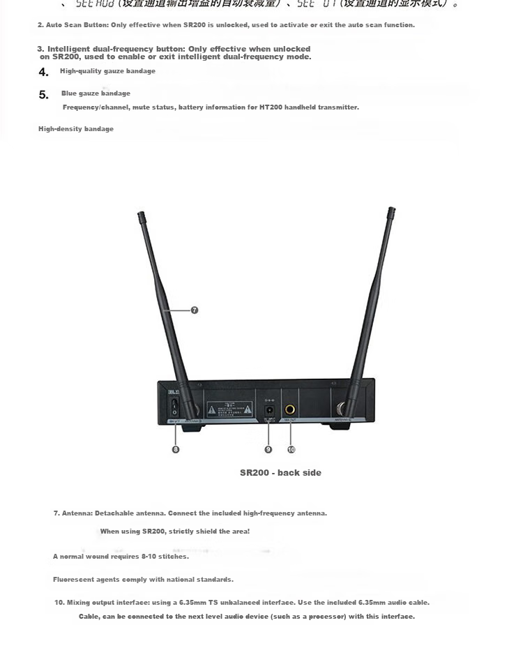 JBL VM200 Wireless Microphone System, Professional Teaching And Performance Microphones, Stage Host KTV Home Karaoke Receiver, Handheld 7
