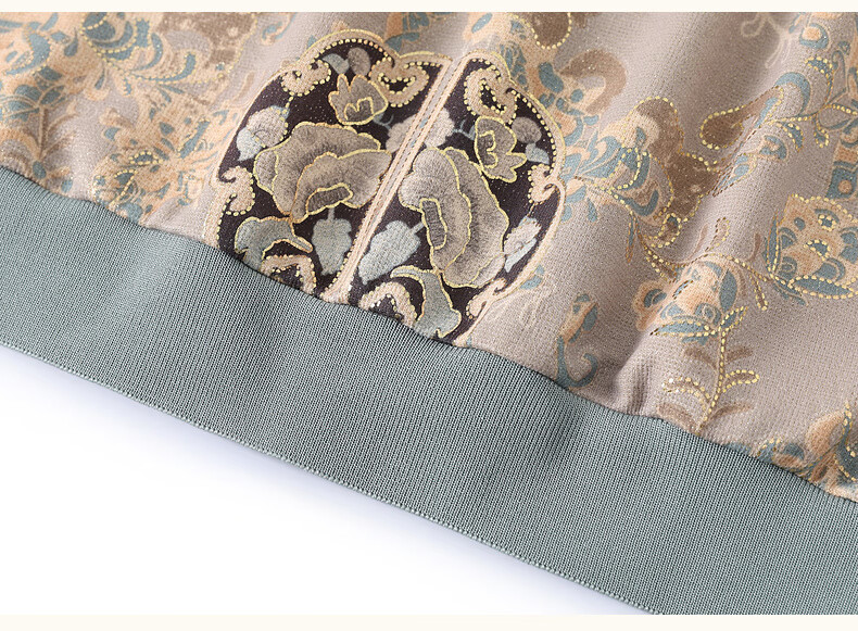 Fengxiao Middle-aged and Elderly 2025 New Shirt Elegant and Noble Spring Top for Grandma and Mom 18