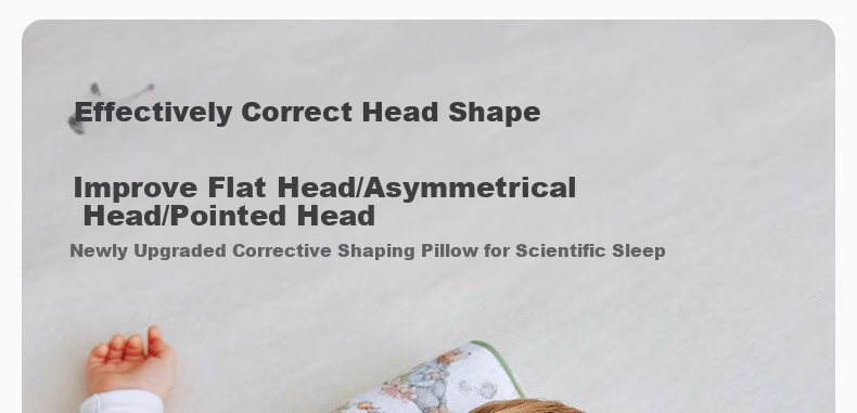 BUBBLE TREE [0-2 Years Old Anti-Flat Head Shaping Pillow] Newborn Infant Shaping Pillow, Children's Baby Head Correction Pillow 6