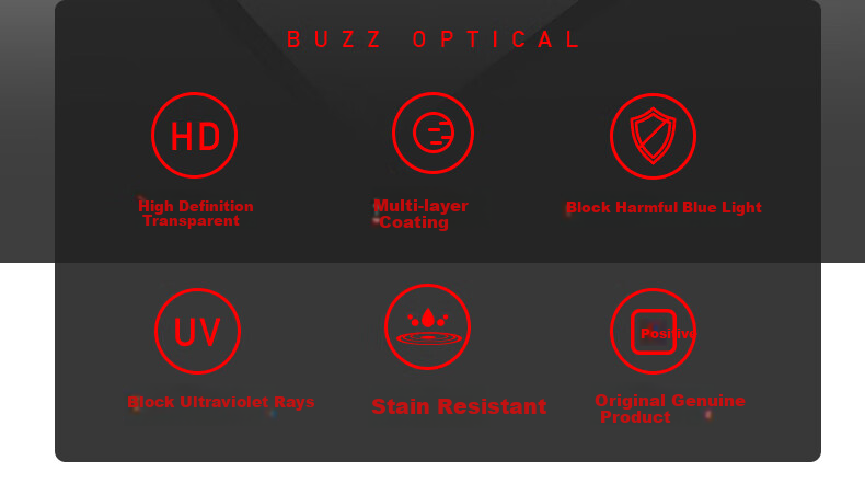 BUZZ Reading Glasses for Men, High Definition Anti-Blue Light Ultra-Light Titanium Reading Glasses, Business Presbyopic Glasses NQ0024 Bright Gold Frame 200 Degrees 2