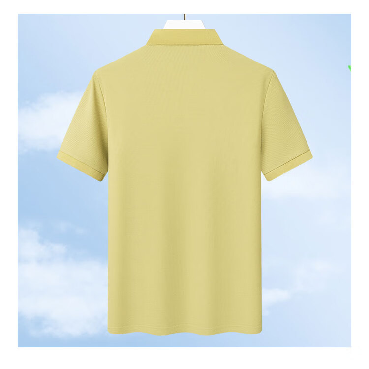 MONTAGUT Short-Sleeve Polo Shirt for Men, Summer, Contains Mulberry Silk, Long-Staple Cotton, Cool-Feeling, Skin-Friendly, Breathable T-Shirt, Deep Purple, 3XL/56 5