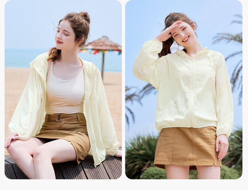 MJ STYLE UPF50+ Original Yarn Sun Protection Clothing for Women, 2026 Summer New Style, UV Protection, Sun Protection, Skin-Friendly, Lightweight, Comfortable, Loose-Fitting Jacket 3