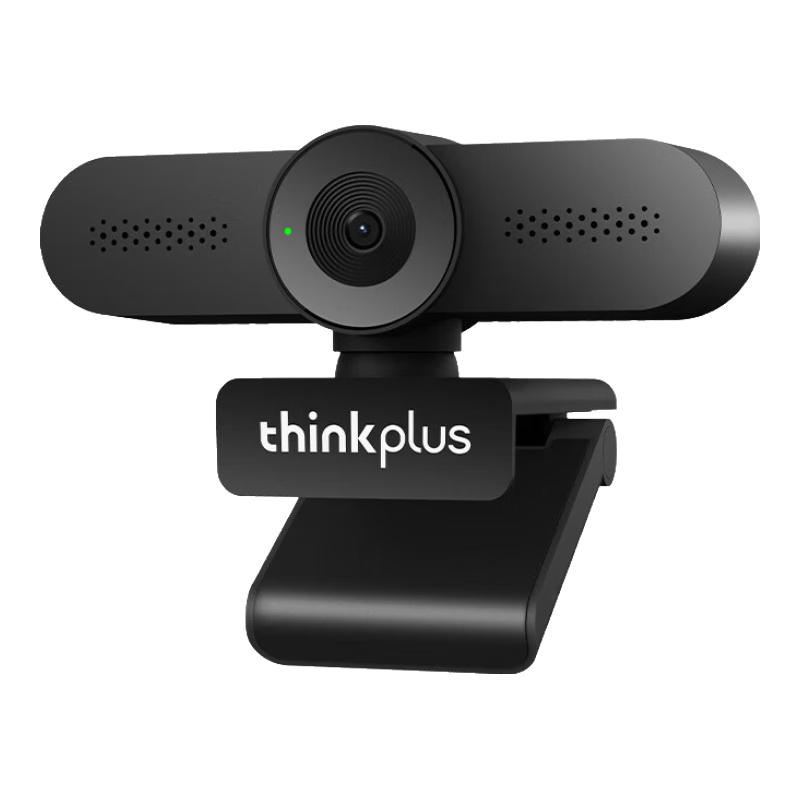 Lenovo ThinkPlus Webcam 1080P HD with Microphone, Plug-And No Driver Required for Computer Conferencing, Online Classes, Video Calls WL22A