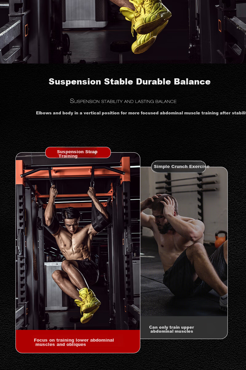 LARASTAR Hanging Leg Raises with Straps, Pull-Up Assist Band, Abdominal Crunch Support Band for Fitness Training 6