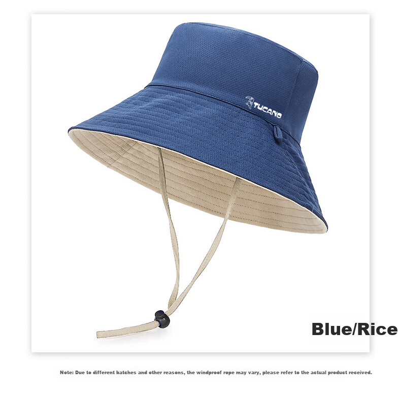 TUCANO Sun Protection Hat for Women, Summer Outdoor Sun Hat, Reversible Fisherman Hat, Face-Covering UV Protection Hat for Wome 8