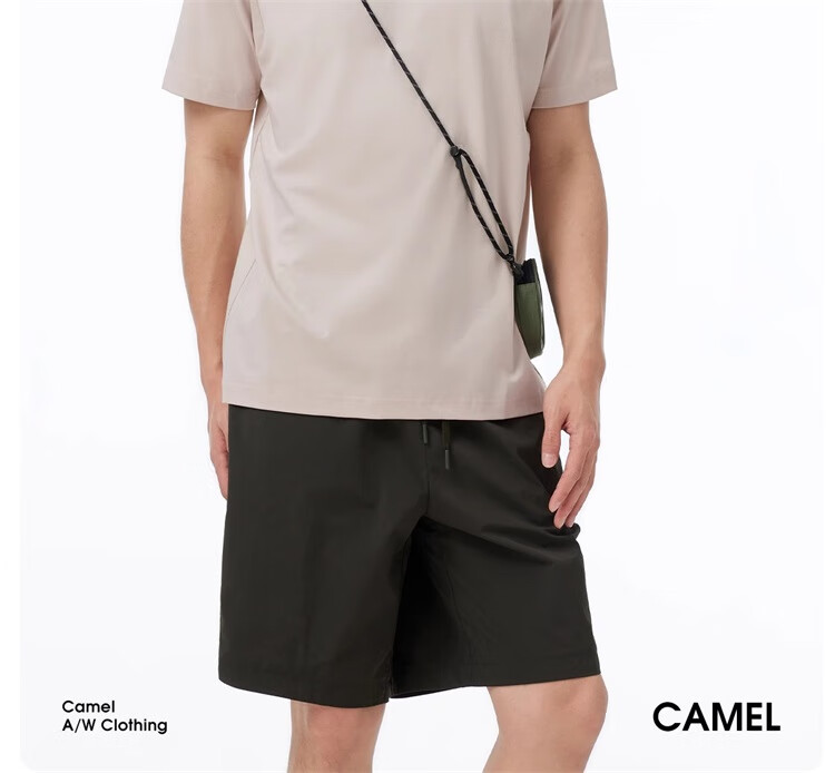 CAMEL Outdoor Quick-Dry T-Shirt, Casual Short-Sleeve Round Neck, Suoluna Cotton T-Shirt, Cool-Feeling Heat-Shielding Sports Short Sleeve, A15BAVV023 3