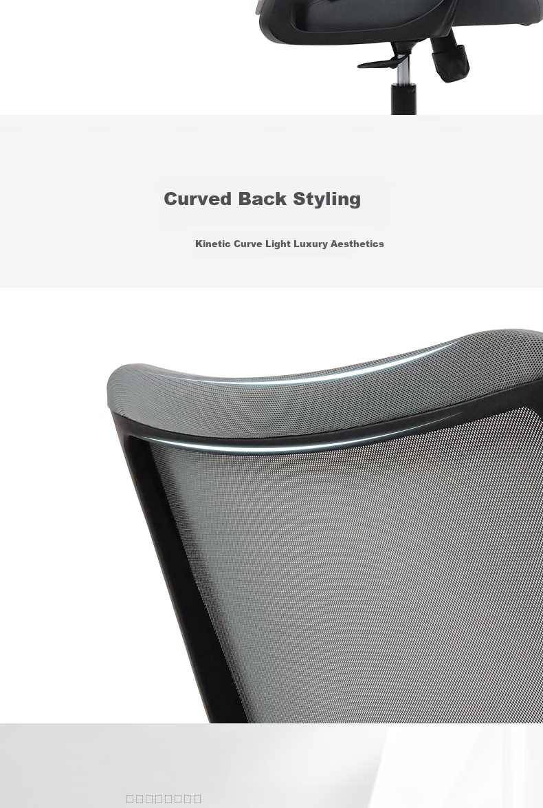 Deli 91103 Simple And Stylish Office Chair, Ergonomic Computer Chair, Home Study Seat, Elegant Gray 4