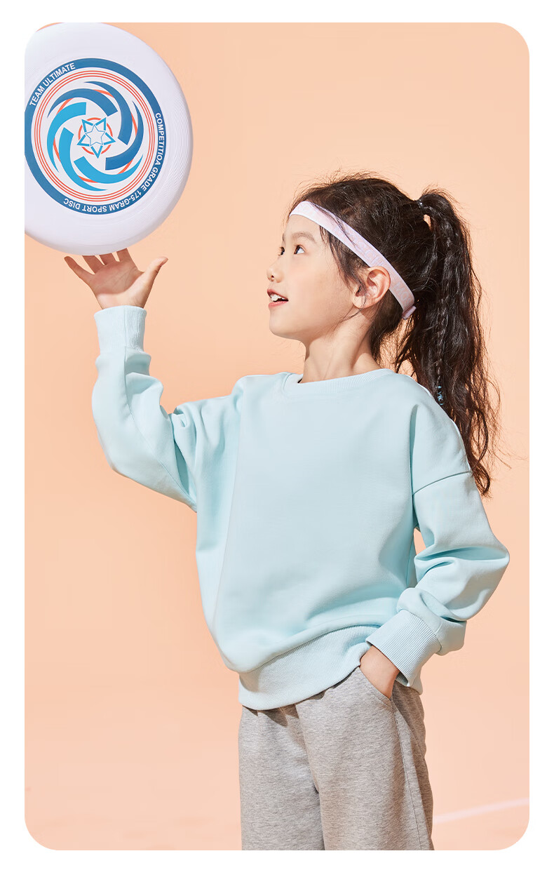 PEPCO Girls' Sweatshirt, Spring And Autumn Thin Style, Children's Casual Loose Long-Sleeve, 2026 New Trendy Big Kids Autumn Sportswear Top 6