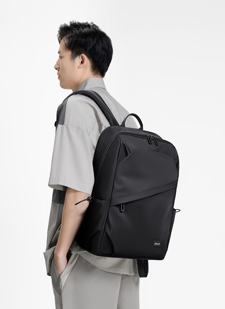 POLO Backpack for Men, Short Trip Travel Backpack, Student Schoolbag, 16/17.3-Inch Laptop Bag, Business Travel Bag 3