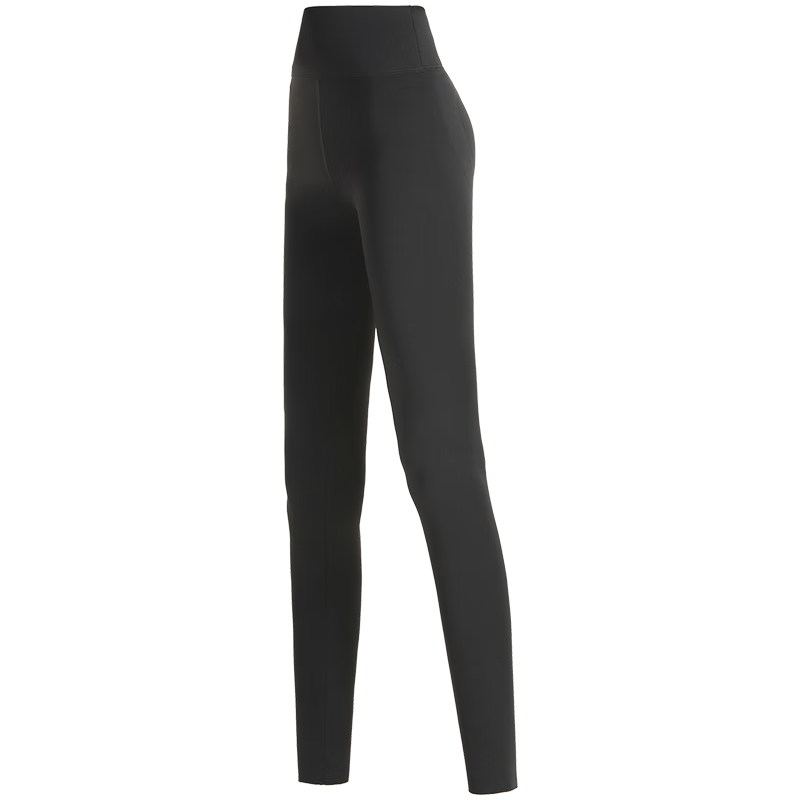 CAMEL Women's Sharkskin Fleece-Lined Tight Outdoor Running Black Yoga Leggings XL