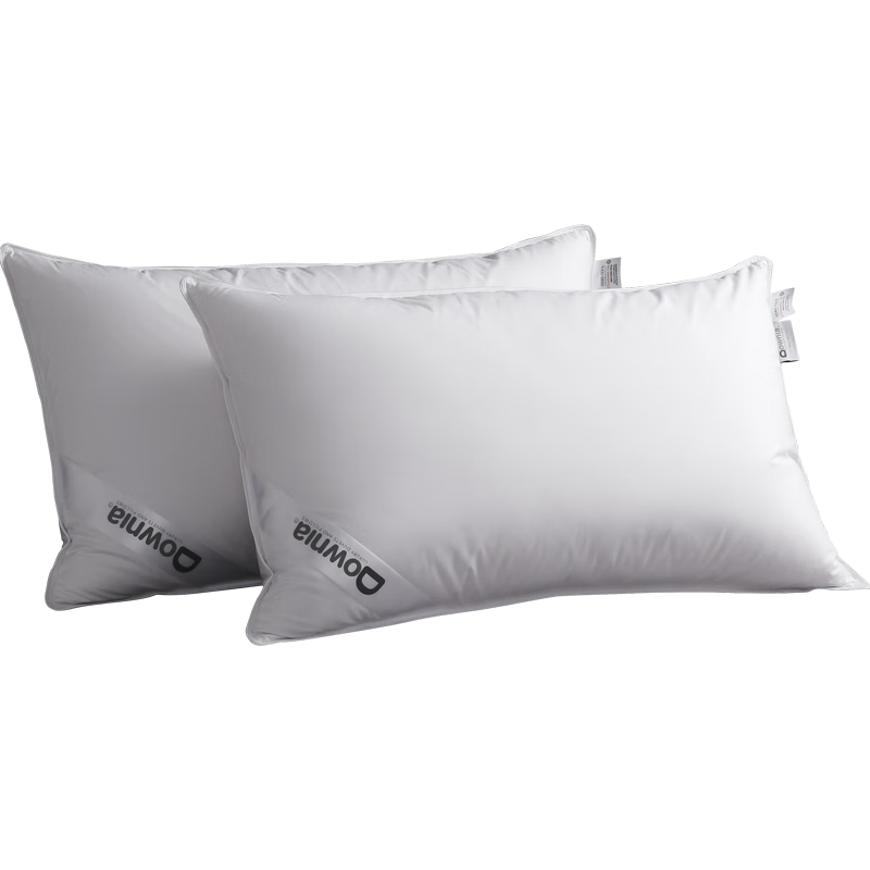 Downia Pillow Core, 100% Cotton Five-Star Hotel Down Pillow, 95% White Goose Down Full-Fill Pillow, Medium Pillow 74*48CM