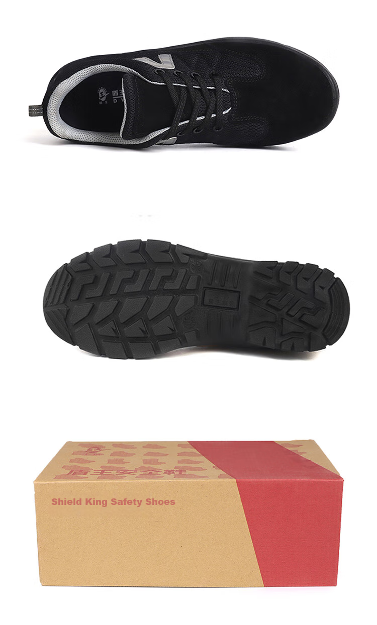 DUNWANG Safety Shoes for Men And Women, Anti-Smashing Insulated Electrician Shoes, Soft Cowhide Leather Lightweight Athletic Work Shoes 2731-D Size 42 10