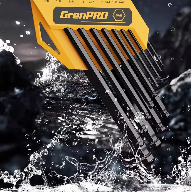 GREENER Hex Key Set, Universal Extended Star-Shaped Automatic Combination Set, Hexagonal Screwdriver for Home Use, Hexagonal Screwdriver 13