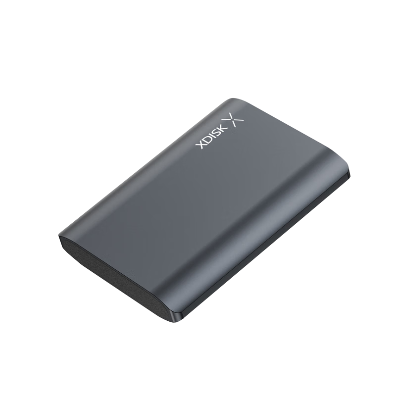 XDISK 512GB Portable SSD (PSSD) M10P Gun Black NVMe SSD Type-C Yangtze Memory USB 3.2 Mobile Direct 2050MB/s