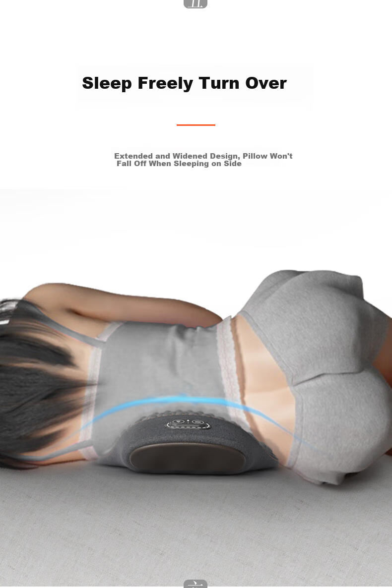 Mixiaoshu Lumbar Pillow for Sleeping, Specialized for Herniated Discs, Back Support Cushion for Bed, Lumbar Spine Hot Compress Massage Waist Pad 7