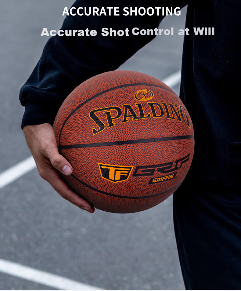 SPALDING Basketball TF Legend Master Control, Newly Upgraded Silver Professional Elite Competition Size 7 76-873YREV1 8