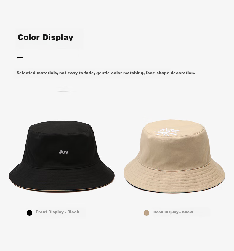 Luomeng Sun Protection Hat for Spring And Summer, Men's Large Head Circumference Hat, Double-Sided Fisherman Hat for Women, Korean Style Versatile Japanese-Style Sun Hat 10