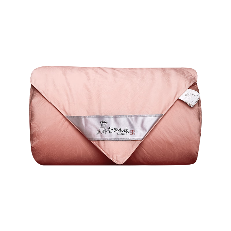 SILKUEEN [Shiji Qingyuan] 100% Mulberry Silk Comforter Core Wedding Quilt Pure Silk Net Weight 2 Jin (1 Kg) 200*230cm Pink