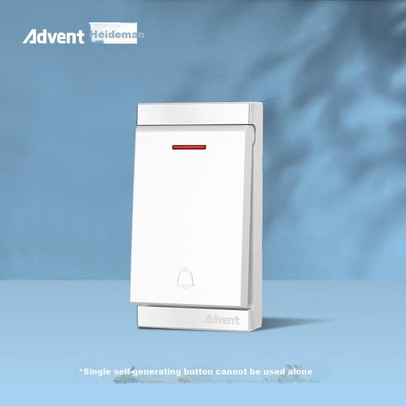 Advent P2 Transmitter Wireless Doorbell Self-Generating Independent Button (Cannot Be Used Alone)