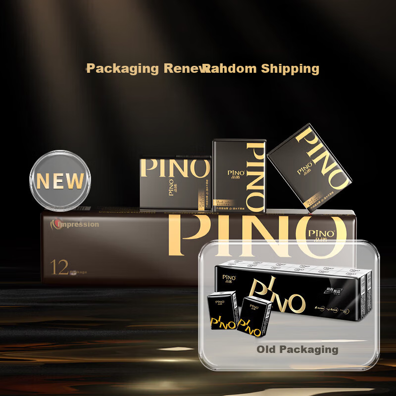 Mind Act Upon Mind Handkerchief Paper, 4-Ply 8 Sheets*72 Packs, Thickened Portable Small Pack Tissues, Black Password Fragrance Napkins