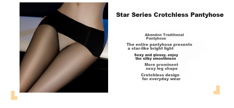 Zhenmei [Xingchen] Women's Stockings, Anti-Snagging, 0D Seamless, Silky Smooth, Shiny Base Layer Pantyhose, Bare Leg Effect, Skin Color 7254 5
