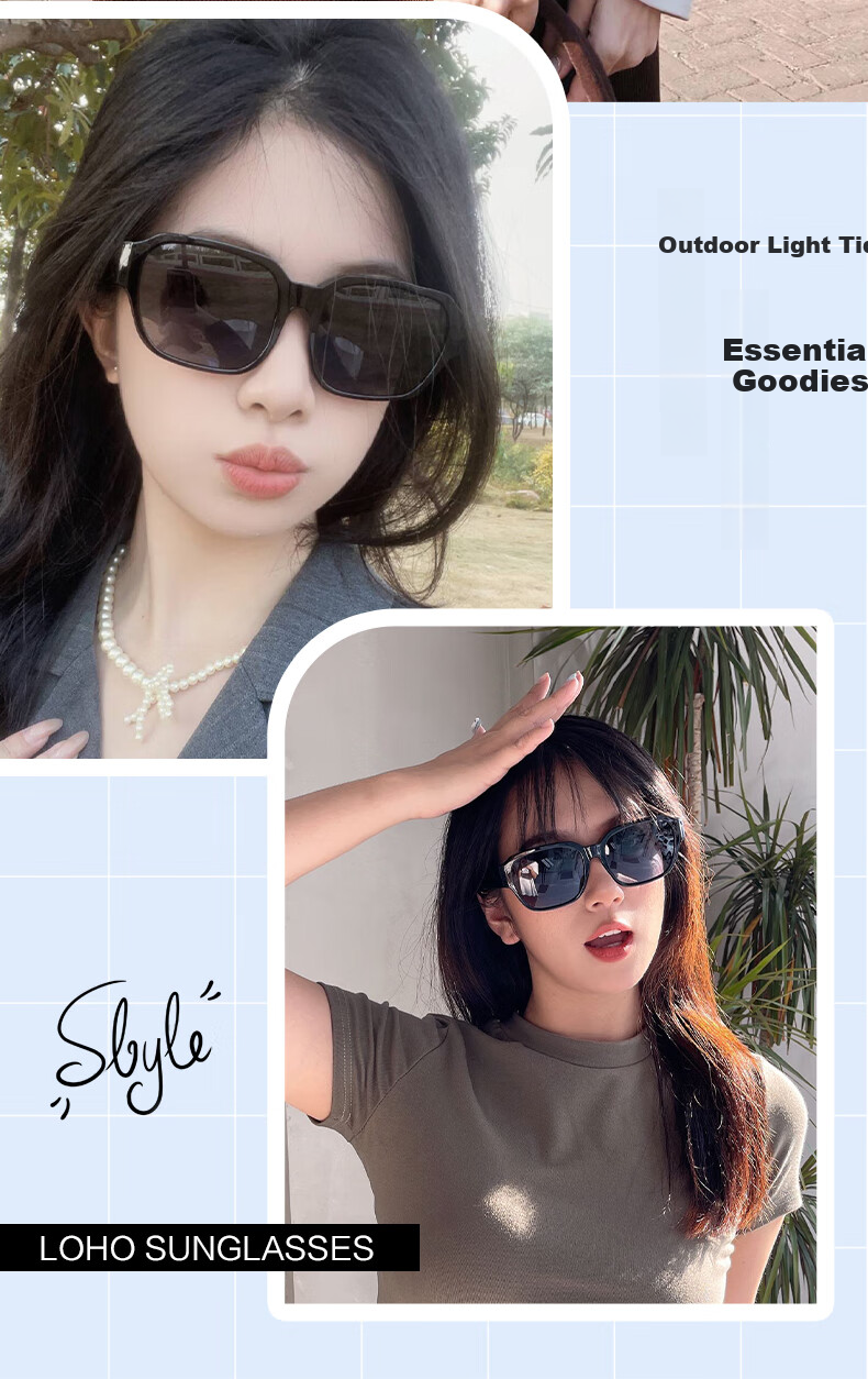 LOHO 2026 New Myopia Glasses Sunglasses Set, Polarized Driving Sunglasses for Nearsighted People, Fashionable Square Frame for Men And Wome 10