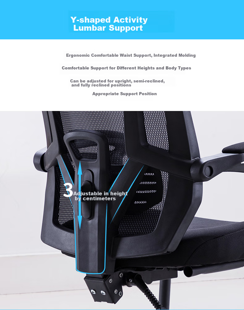 BECAUSES Computer Chair for Home Use, Reclining Office Chair, Conference Chair, Study Chair, Comfortable for Long Sitting, Ergonomic Seat 0895B 5