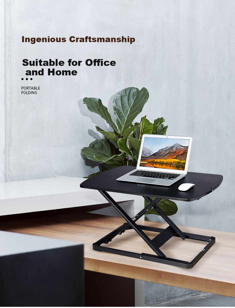ECOLUS ErgodeSK Adjustable Standing Desk, Height-Adjustable Laptop Stand, Workstation LST04BK 11