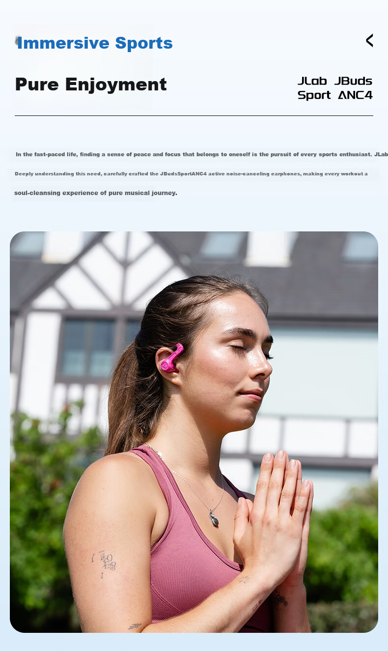JLab JBuds Pods ANC True Wireless Noise-Cancelling Bluetooth Earphones for Gaming And Music, In-Ear Design with Ultra-Long Battery Life, Compatible with Android And Apple Devices, Gift, Obsidian Black 3