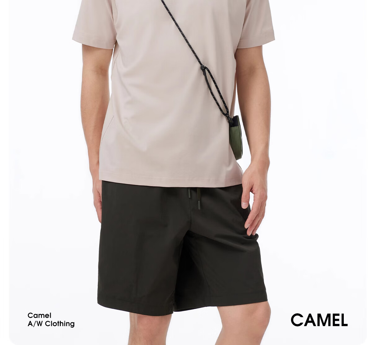 CAMEL Women's Short Sleeve T-Shirt Antibacterial Heat-Blocking Breathable Quick-Dry Sports Casual Crew Neck Top Men A15BAVV023 3XL 2