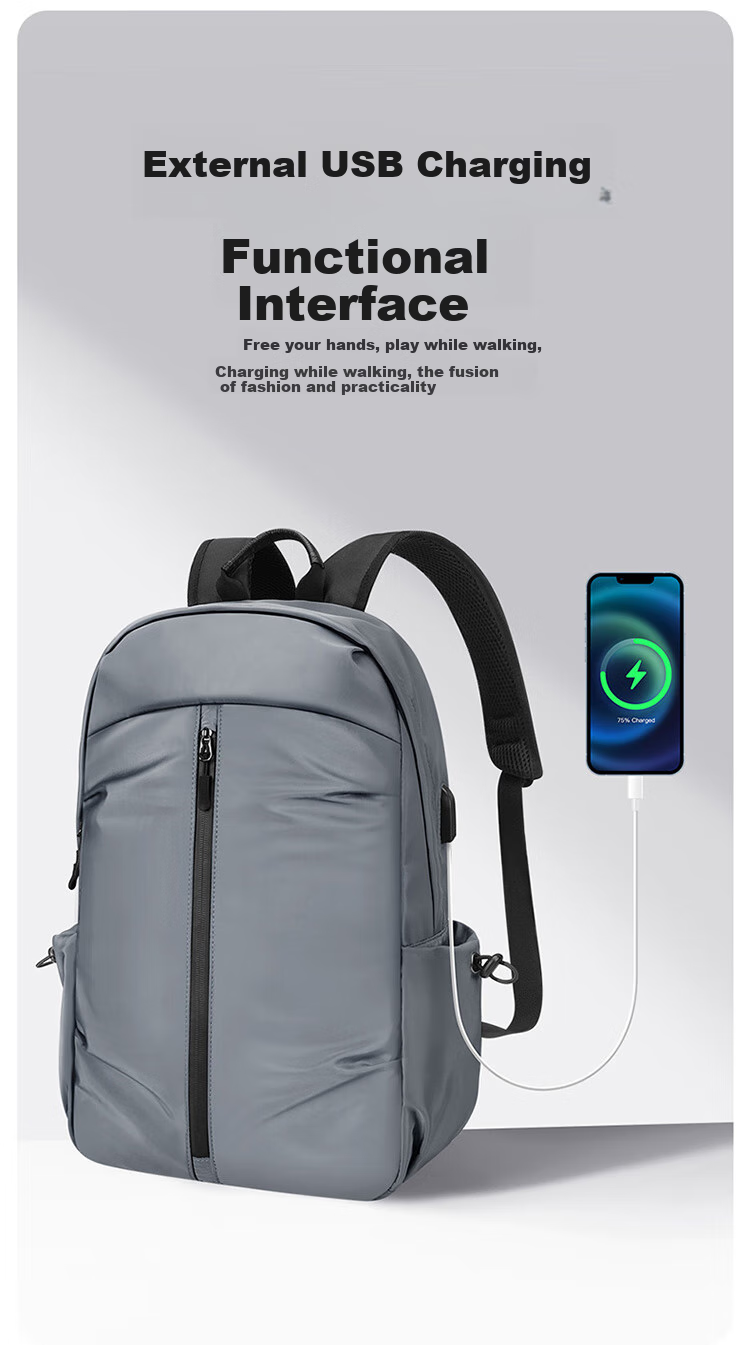 Biyoumei Backpack for Men, Fashionable Casual Travel Bag, Laptop Bag, School Bag for High School And College Students, Middle School Bag for Wome 4