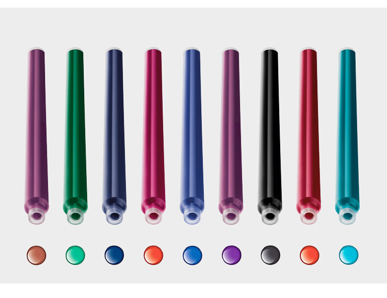 Pelikan 4001 Short Ink Cartridges Non-Carbon Ink 6-Pack Student Pen Cartridges Royal Blue 2