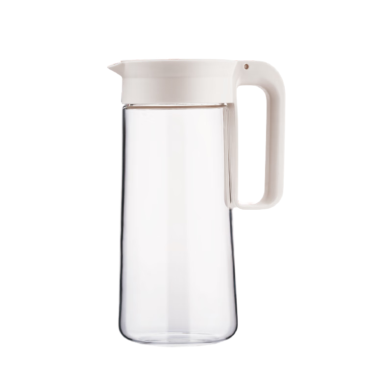LOCK&LOCK Glass Cold Water Pitcher Household High Borosilicate Handle Heat-Resistant Tea Pot 1.8L