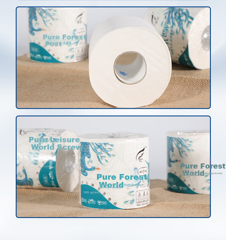 Feiyu Toilet Paper, Center-Pull Roll, 3-Ply, 180g*36 Rolls, No Contact Toilet Paper, Hand Towels, Bathroom Tissue, Whole Box FZ103 4