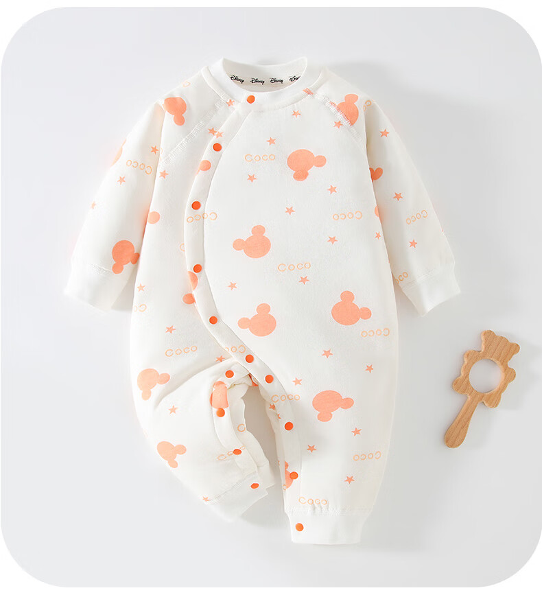 Disney Baby Clothes, 60g Newborn Onesie, Padded Full Moon Infant Romper, Hundred Days Sleepwear, Spring Autumn Winter Seaso 6